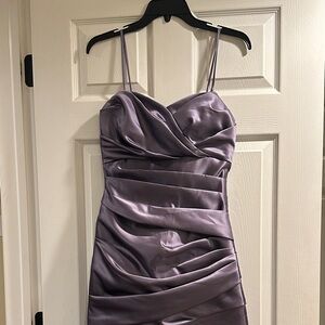 Lavish Lavender Evening Gown